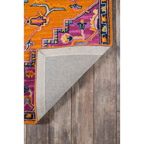 World Menagerie Lancaster Oriental Handmade Tufted Wool Area Rug